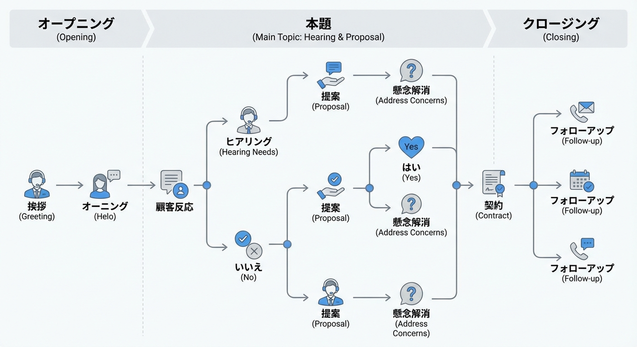 勝てるトークスクリプトの作り方【構成案】